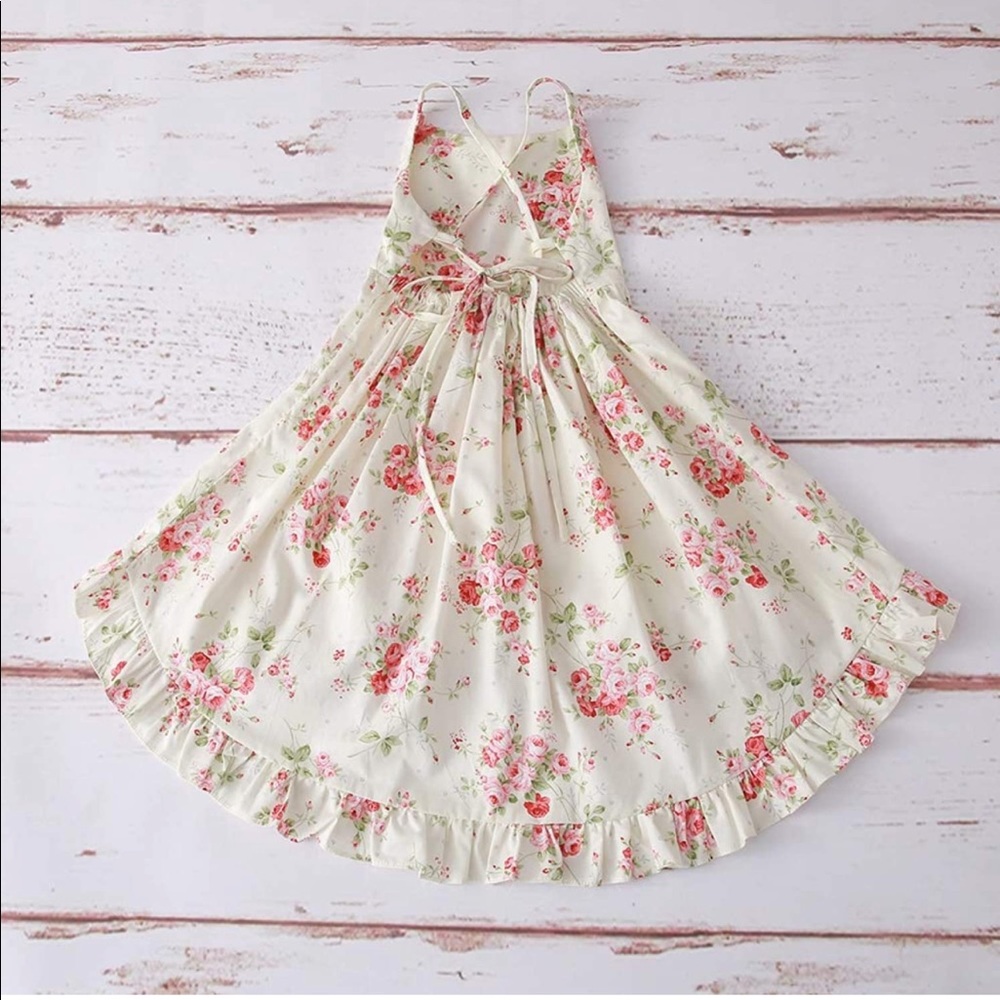 Cross back summer dress